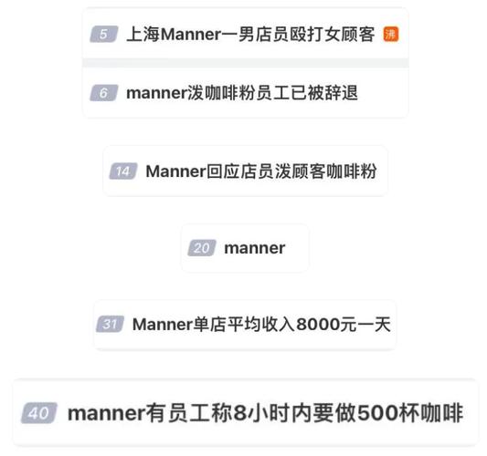 Manner咖啡官博评论区沦陷,律师解读三起冲突四个争议点「manner咖啡简介」 生活资讯