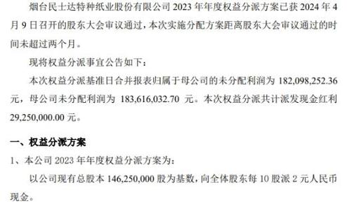 青达环保(688501.SH)：2023年年度权益分派10派2.2元「青达环保收益」 维修服务