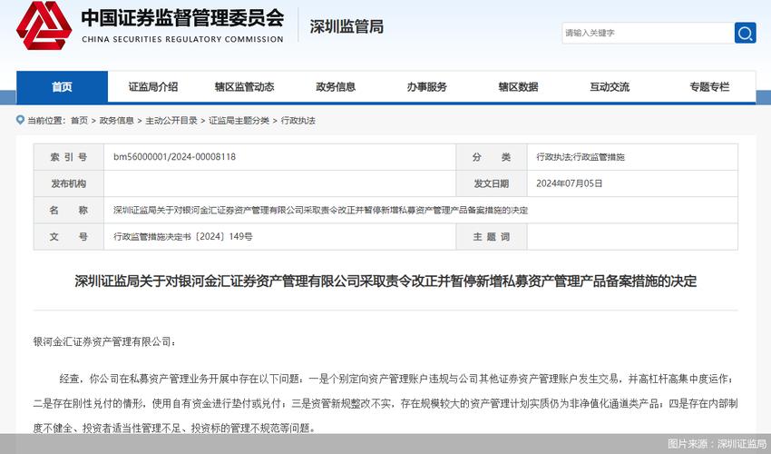 因私募资管业务违规,国信证券、银河金汇遭“资格罚”「银河证券 国信证券」 家电资讯