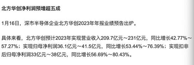 北方华创业绩强劲增长 传言引发股价波动「北方华创业绩预告2020」 生活资讯