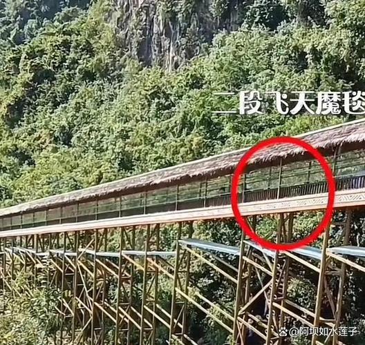 广西德天瀑布魔毯突然故障，中间断裂，游客坠落，惊险一幕曝光