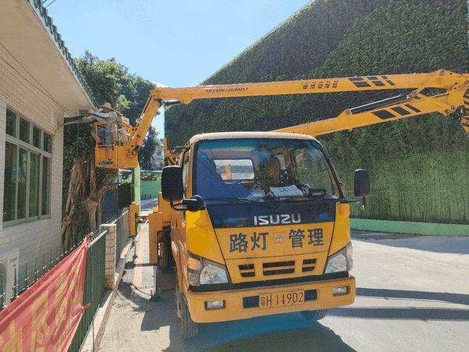 肇庆端州区照明中心及时修复路灯故障