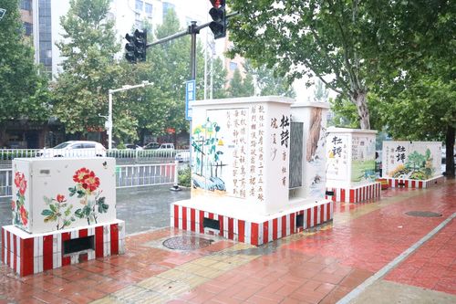 创城在行动电箱换“新衣”城市更美丽