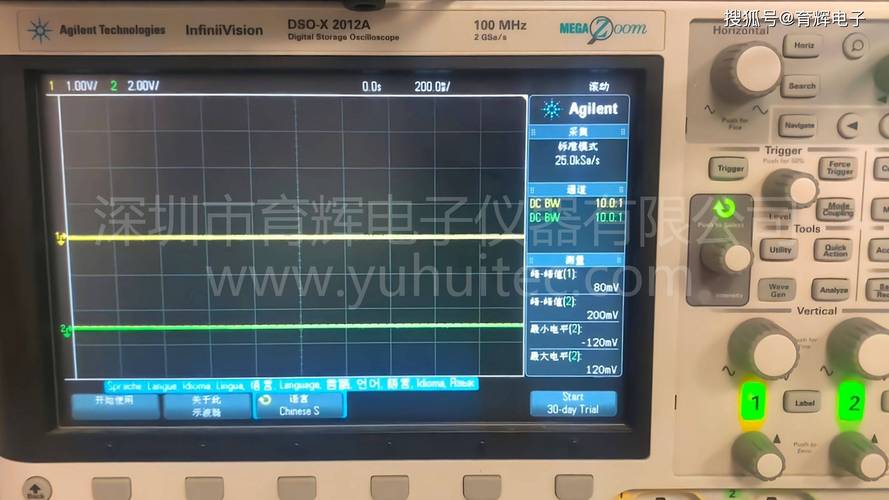 山东安捷伦示波器维修DSO-X2012A不开机面板灯常亮故障 家电资讯
