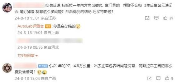 车主称特斯拉售后“世界最好”下次还买网友评论扎心 家电资讯