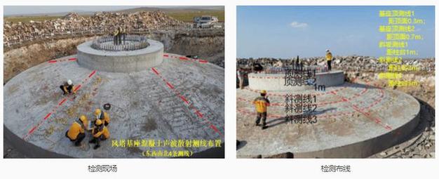 北京同度分析风电基础等大体积混凝土的无损检测现状