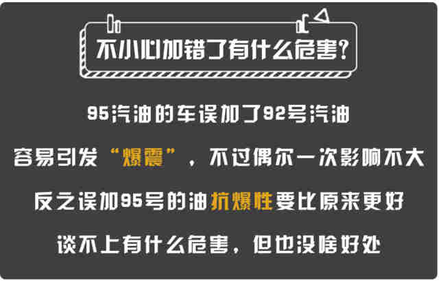 给要求加92号汽油的车子添加95号汽油会导致哪些问题，是否伤车。
