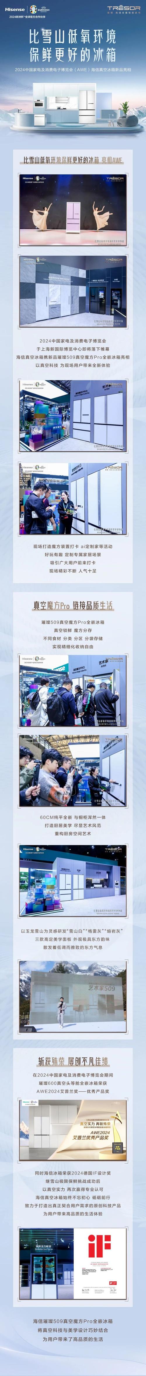 全嵌设计,真空保鲜海信冰箱海信冰箱斩获艾普兰大奖 家电资讯