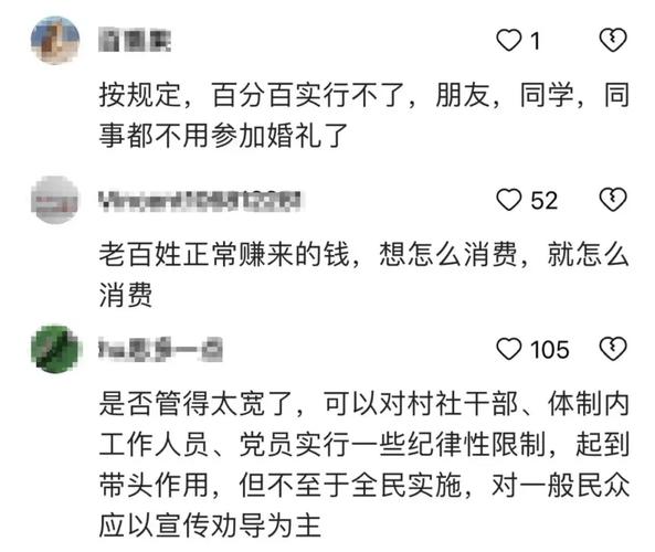 丧事不能私办，喜事，婚礼参加者须直系近亲，什么意思。