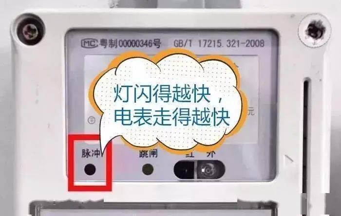 电表上的红灯一直在闪，费电吗。