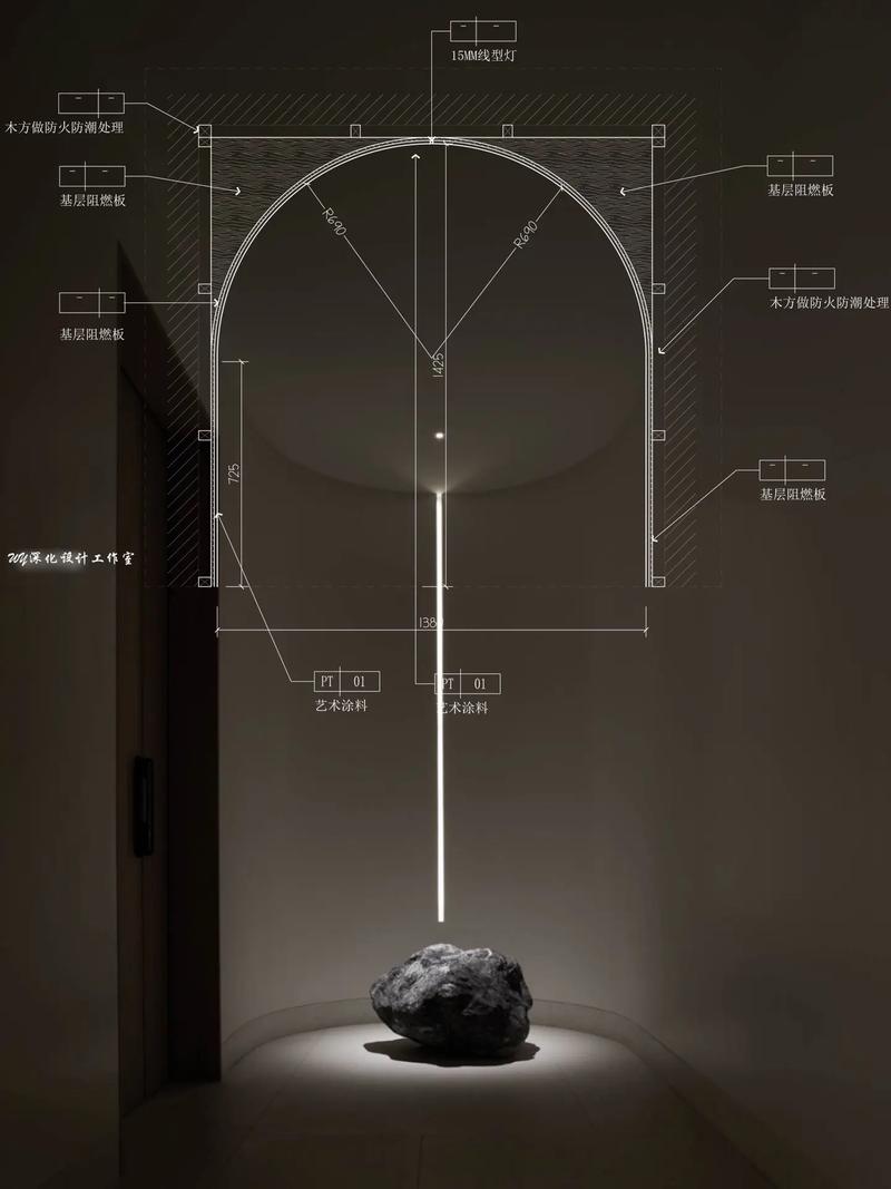半圆墙片在现代室内装修中的艺术魅力与应用步骤