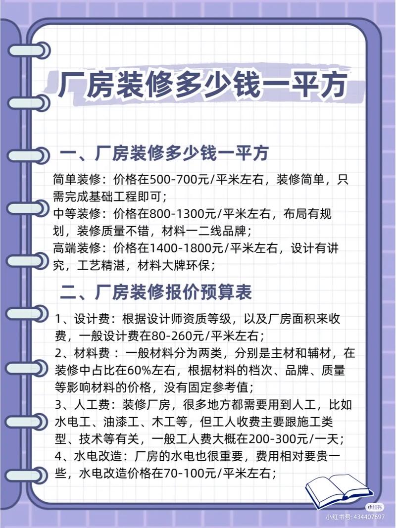 厂房室内装修造价介绍：品质与效益的平衡之路