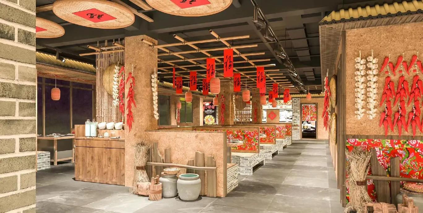 古韵悠扬,铁锅炖香_探秘铁锅炖店内装修艺术 维修服务
