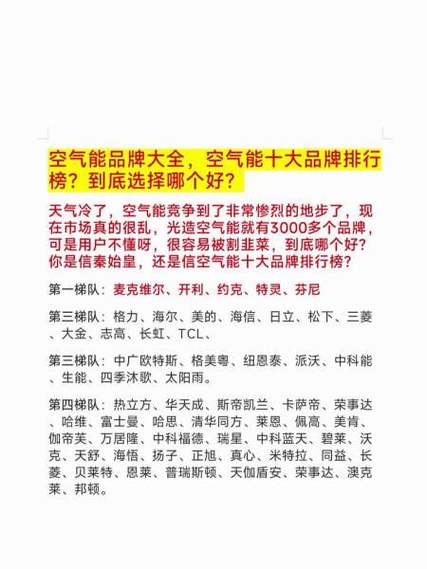 全面分析空气能品牌,绿色生活，能源革新之旅_空气能全部品牌