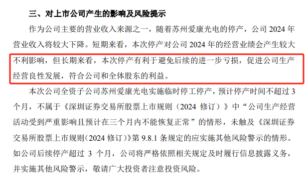  实探停产风暴里的ST爱康，资本大戏终场一地鸡毛「爱康科技被st」 维修服务