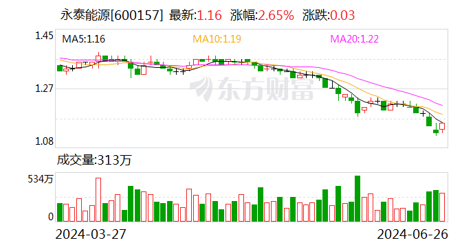 永泰能源上半年净利润同比预增14.54%—24.41% 市场投资价值进一步凸显 生活资讯