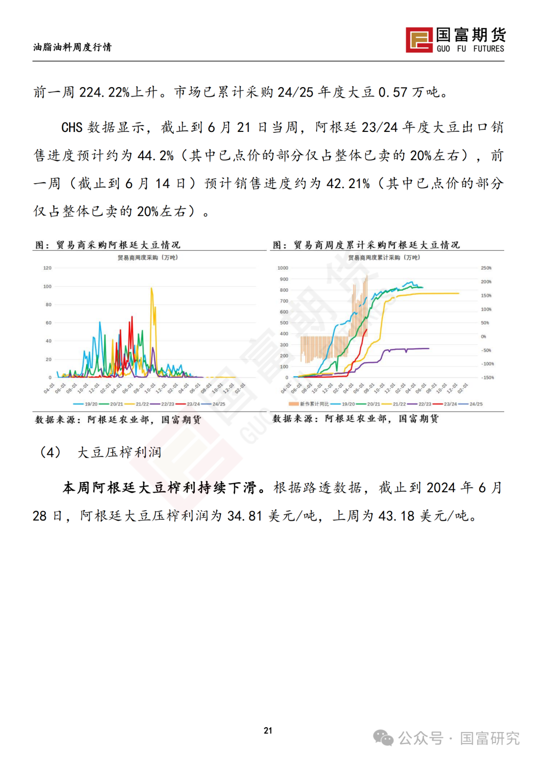 【国富豆系研究周报】USDA双报告中性略多，市场等待天气驱动 20240701 【国富豆系研究周报】USDA双报告中性略多，市场等待天气驱动 20240701「国富012510」 家电资讯
