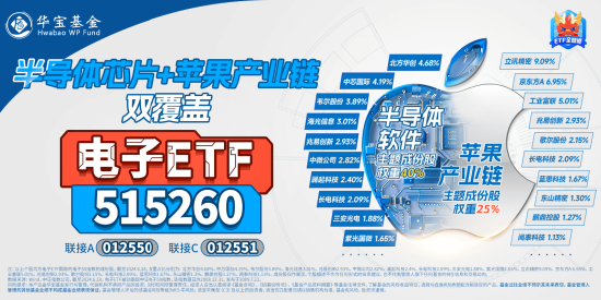 超96亿主力资金狂涌！大摩唱多苹果，中报业绩提振，电子ETF（515260）飙涨3.33%站上所有均线 超96亿主力资金狂涌！大摩唱多苹果，中报业绩提振，电子ETF（515260）飙涨3.33%站上所有均线 生活资讯