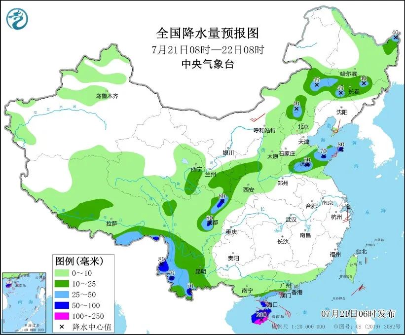 未来三天国内天气预报（7月21日） 未来三天国内天气预报（7月21日）「全国天气预报7月23日」 家电资讯